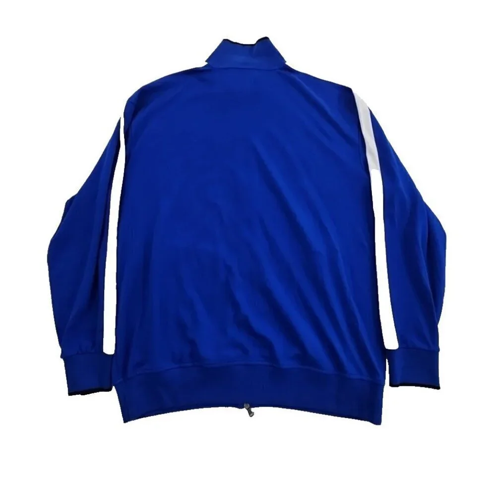 Polo Ralph Lauren Full Zip Jacket‎ Men's XLT NWT Blue White Pony Logo MSRP $125